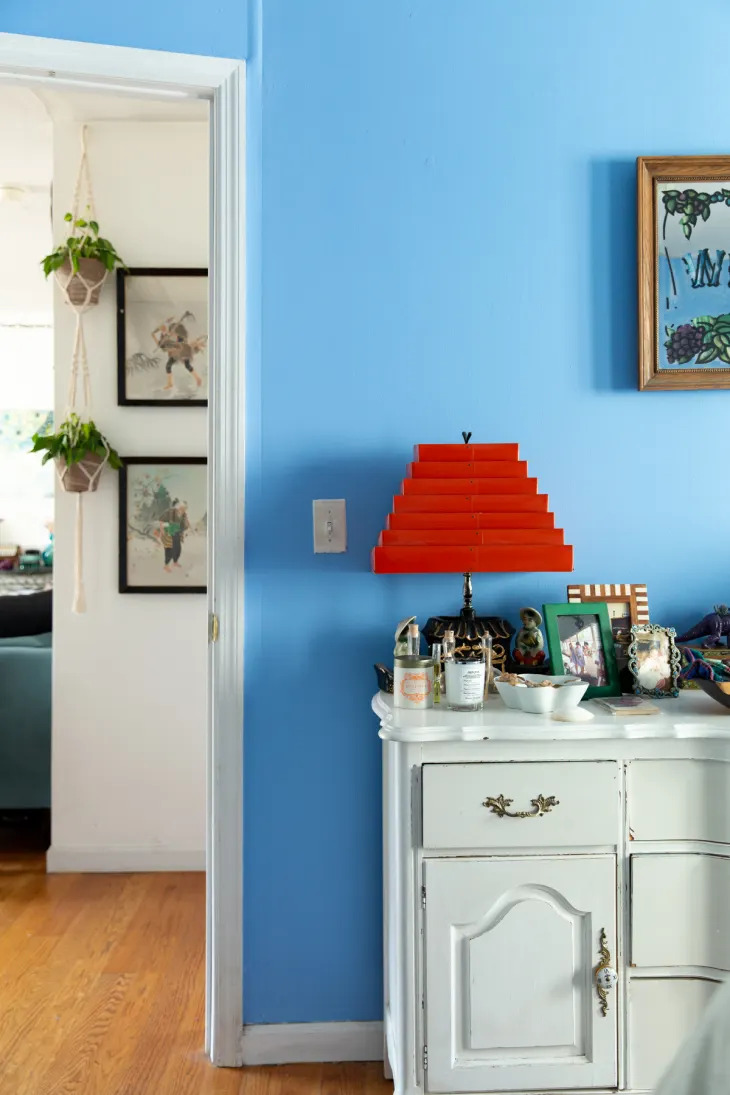 Using red in small doses in an interior setting.