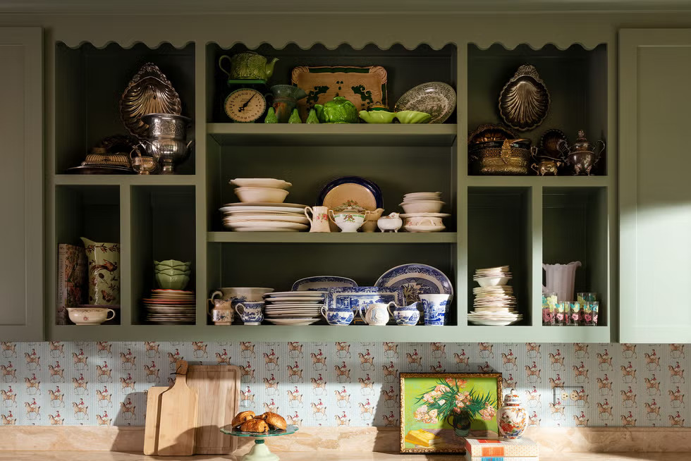 Green decor is a big Pinterest fall trend.