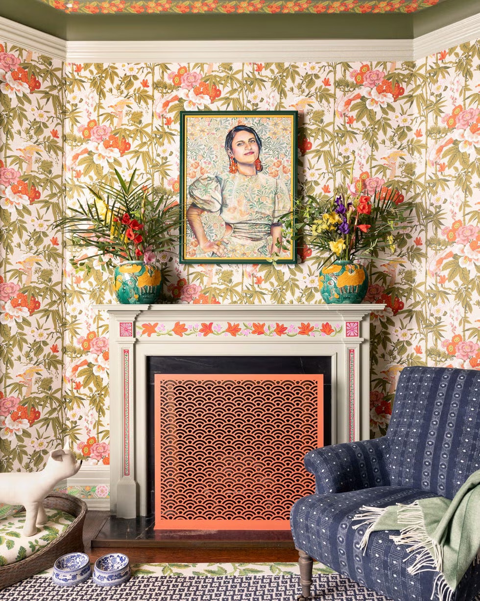 Does wallpaper affect home sales? Nostalgic paper can still be very much on-point.
