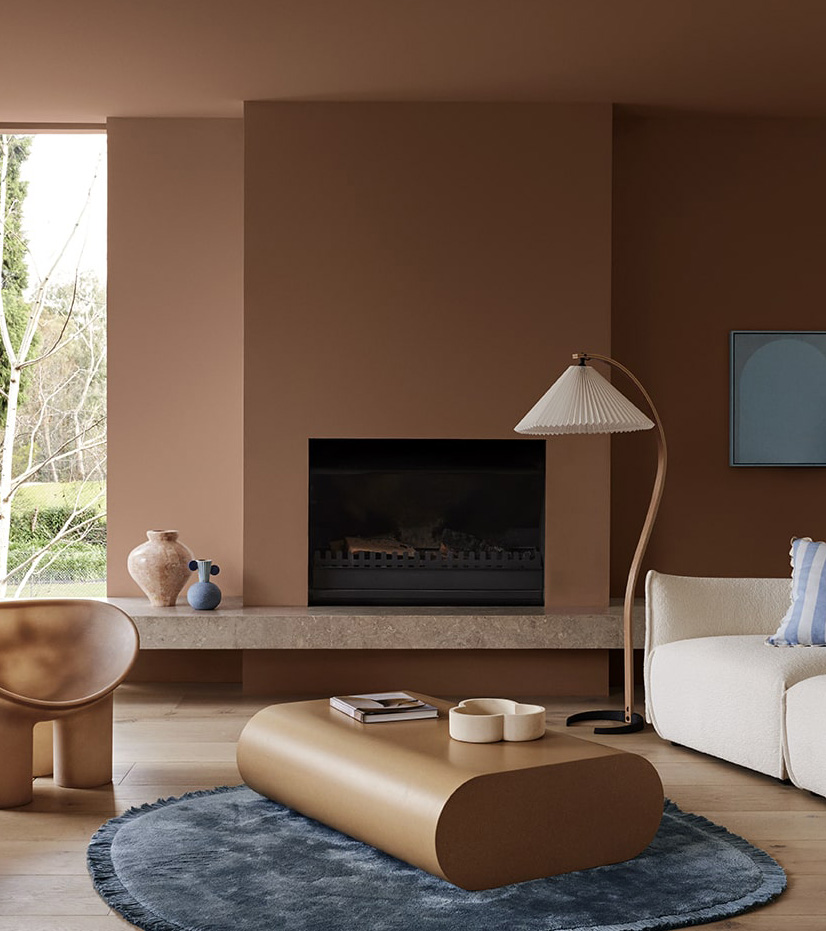 Pantone 2025 Color of the Year: Mocha Mousse. This brown offers calm and stability.