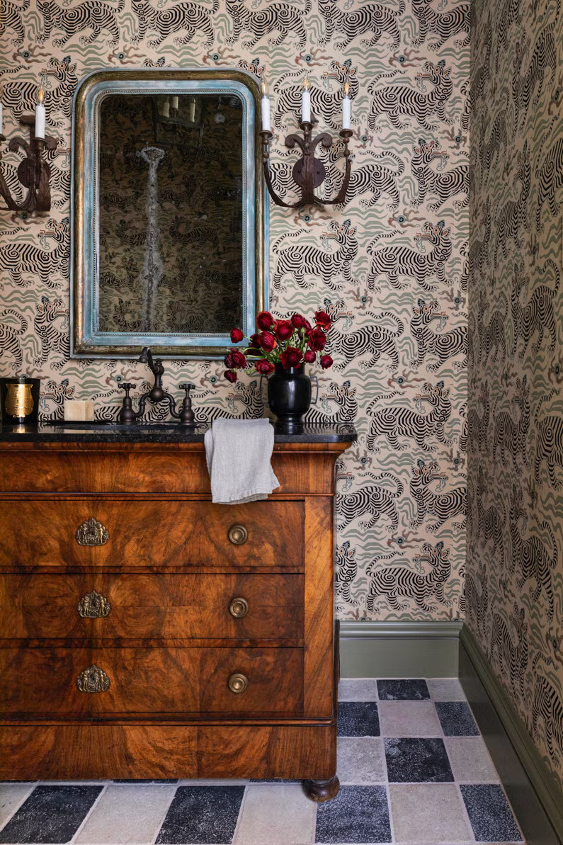 Reclaimed wood vanities bring warmth and authenticity to bathroom designs.