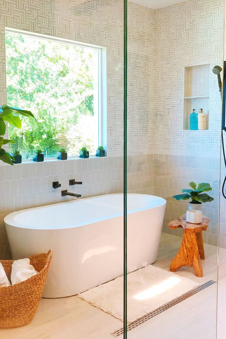 Whether you’re dreaming of a spa-like retreat, a bold powder room, or a serene color palette, I can guide you through the options to create a bathroom that feels just right for you.