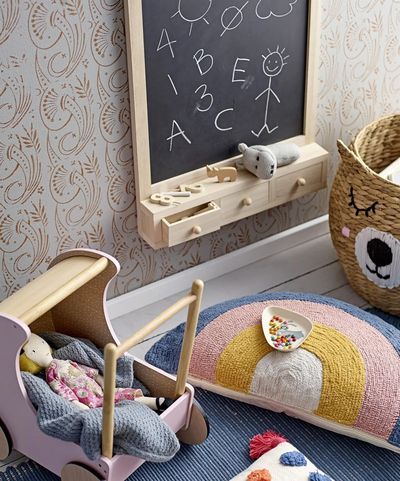Organizing toys aesthetically is often more about appearances than function.