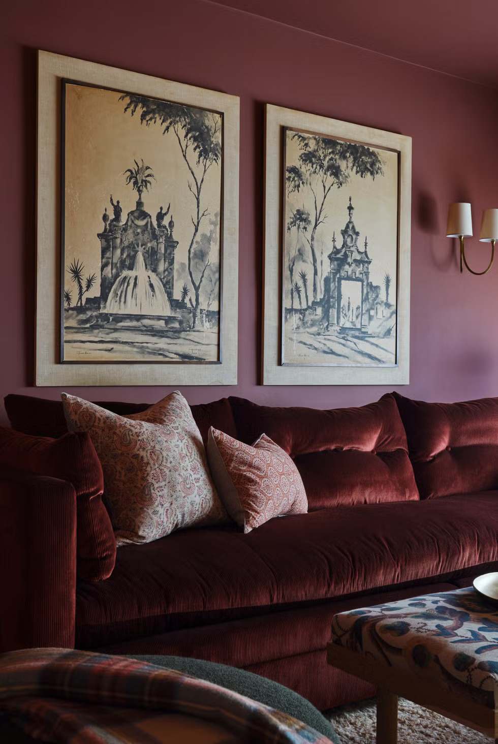 Immersing a space in a single color-drenched scheme creates a cocooning effect that feels luxurious and dramatic.