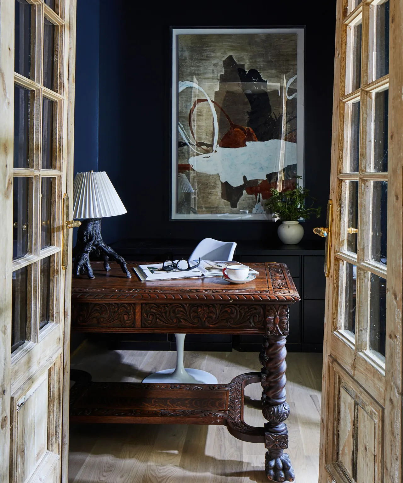 Older furniture adds warmth, character, and a sense of history, preventing a home from looking like a cookie-cutter showroom