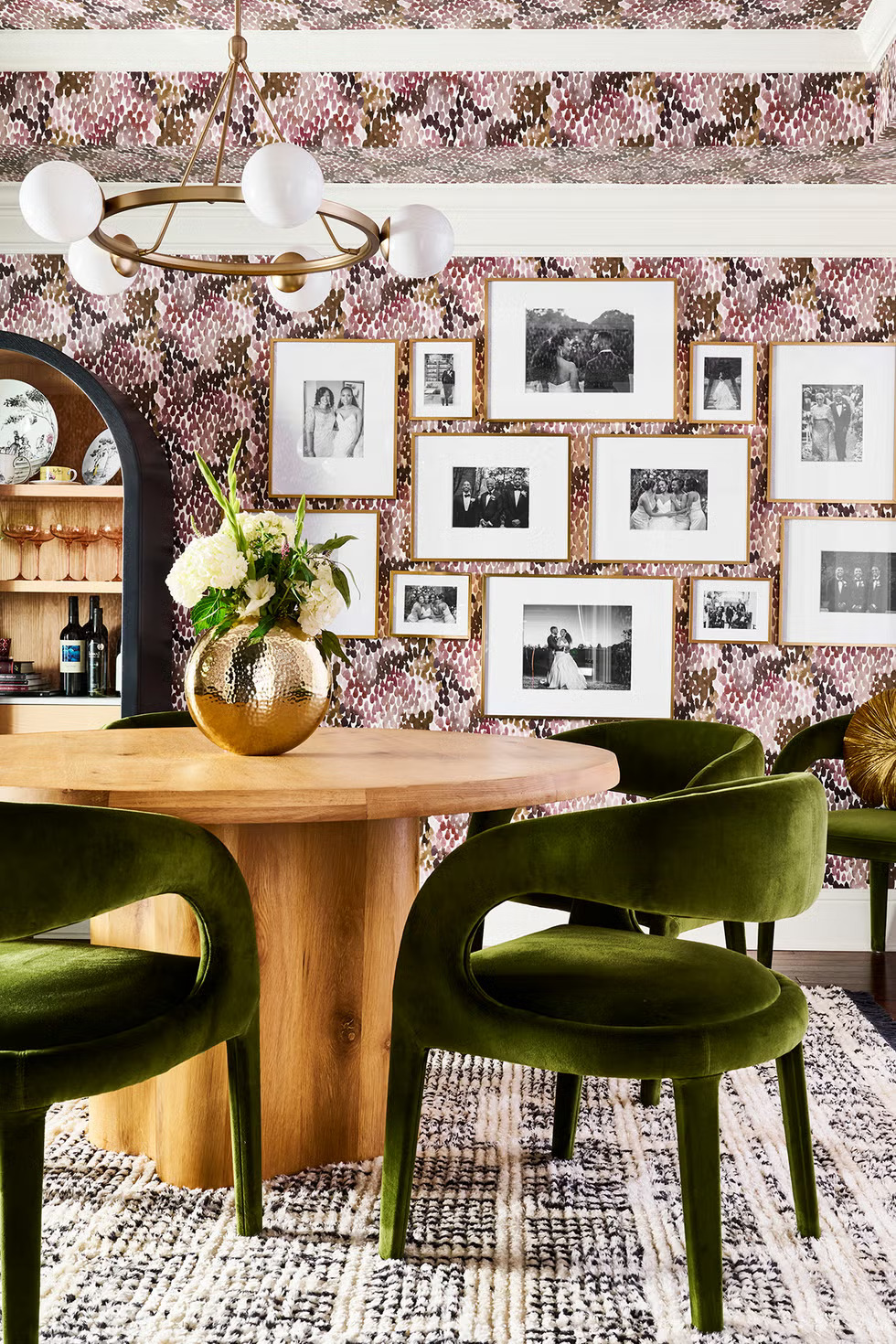 This bold yet inviting color scheme pairs well with metals, wood tones, and layered textiles for a dynamic and sophisticated look.