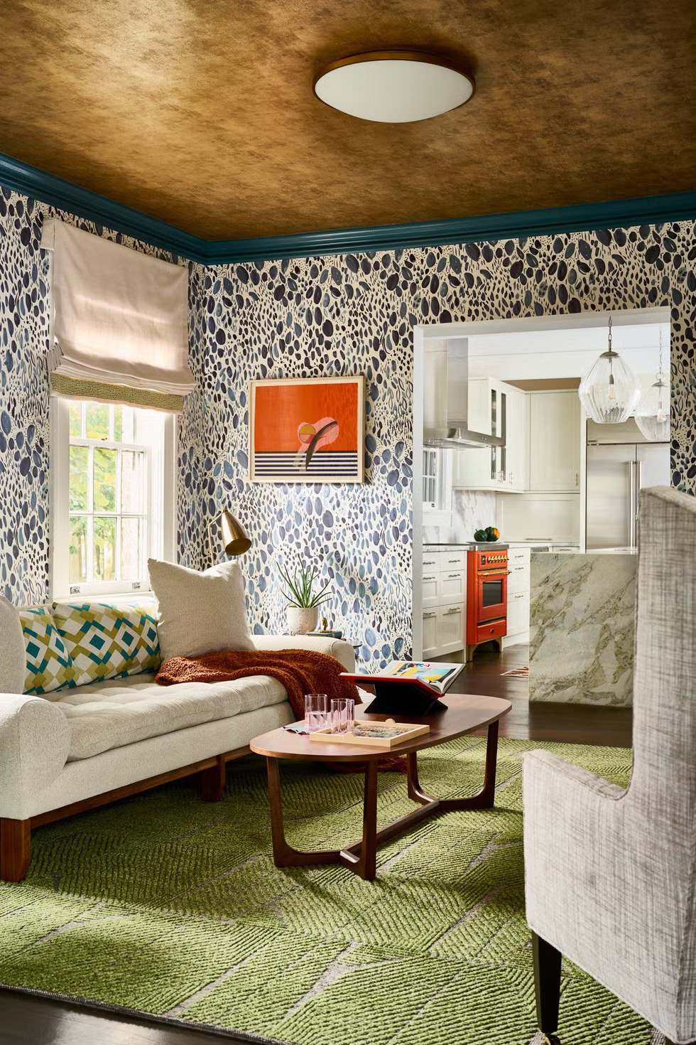 Rich blues and greens pair effortlessly with natural wood and textured fabrics, adding warmth and depth to any space without feeling overwhelming.