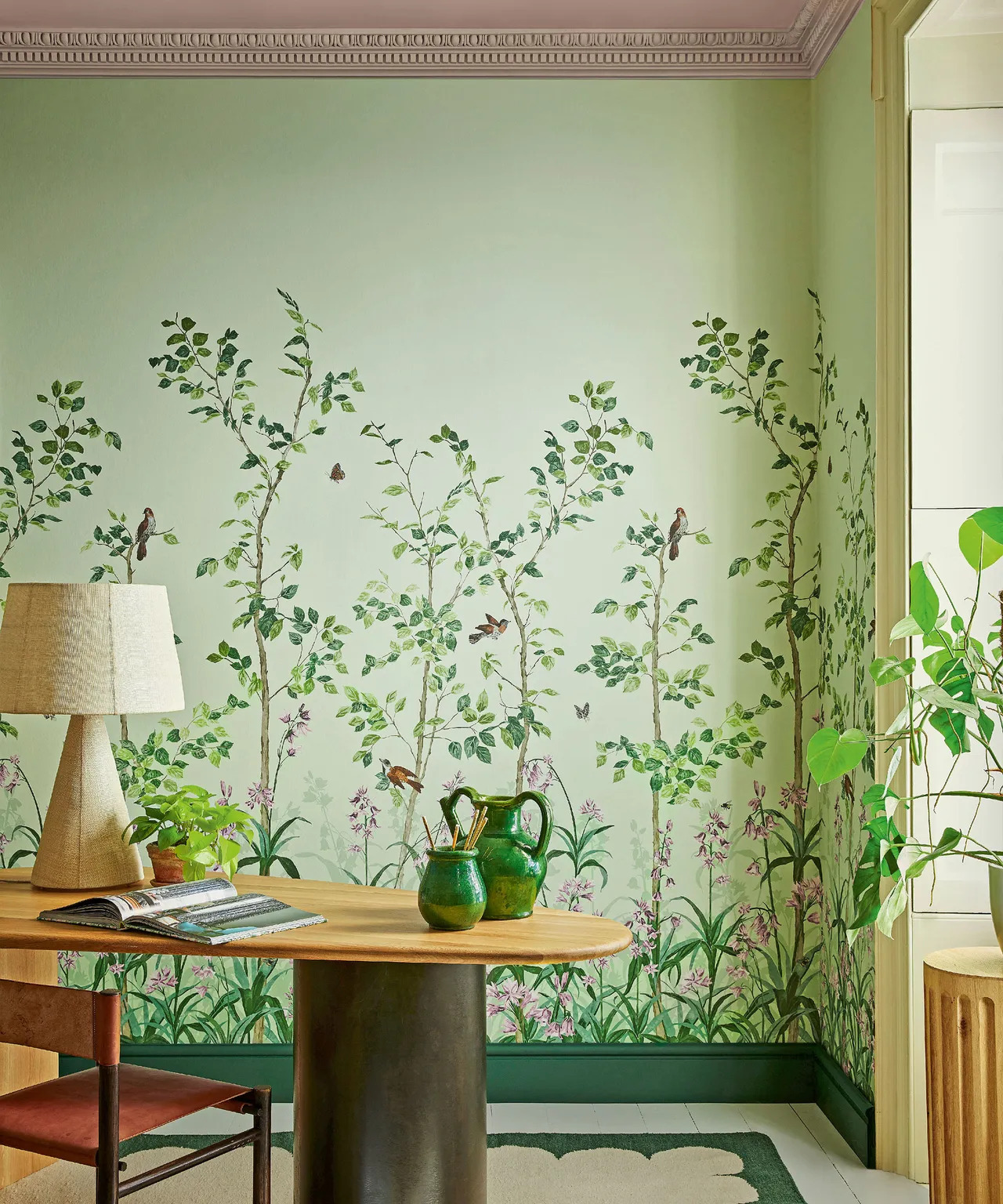 Whether incorporated through wallpaper, upholstery, or subtle decorative accents, florals remain a timeless decorating choice.