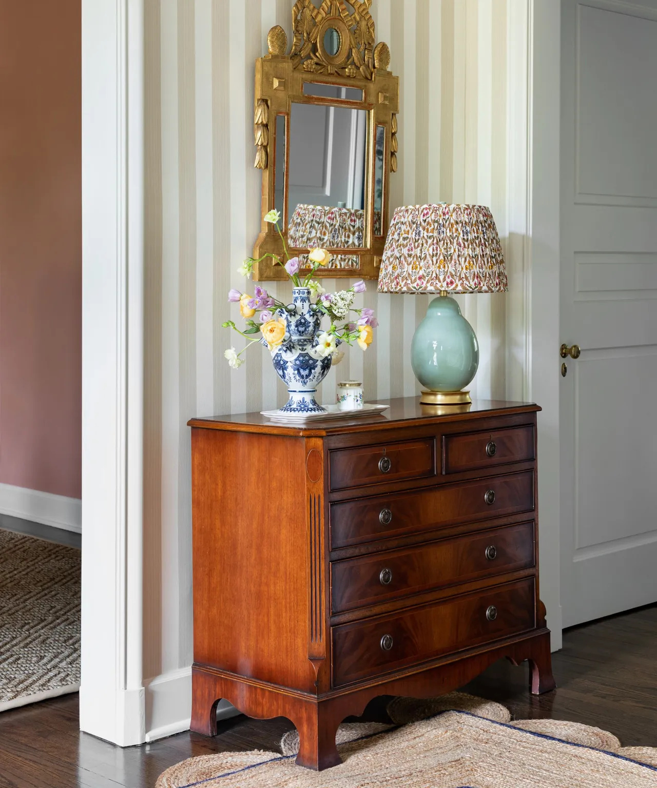 Vintage mahogany furniture has already withstood the test of time.