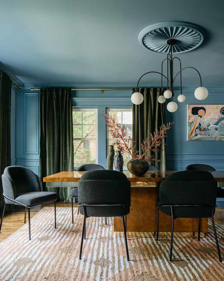 paint drenching your dining area 