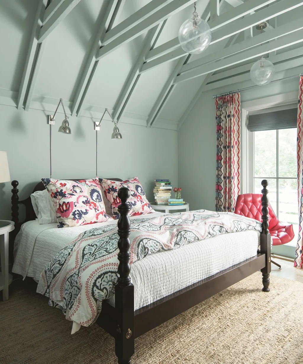 paint drenching a bedroom