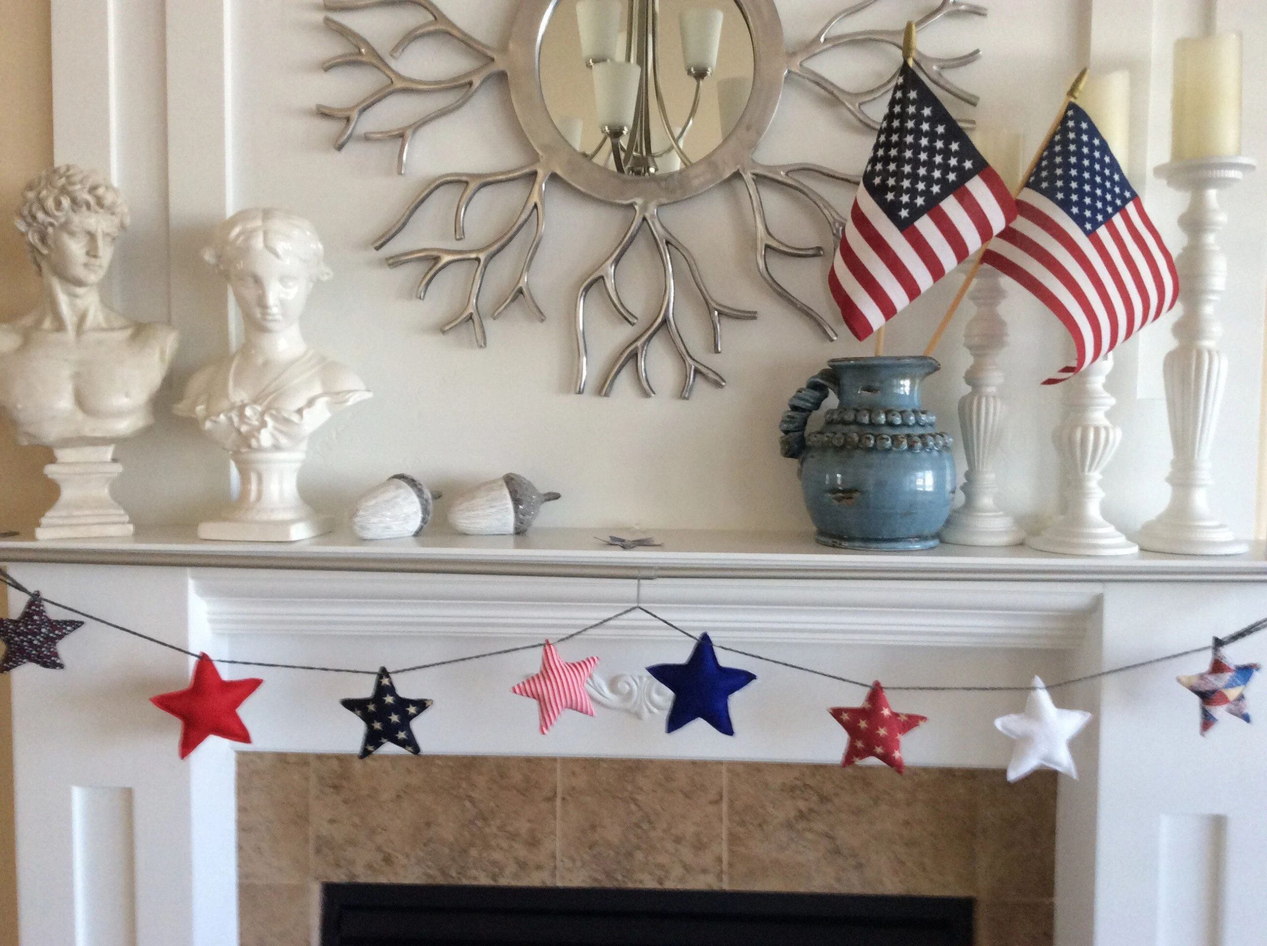 Soho 4th of July mantel 1 4th of july mantel 1