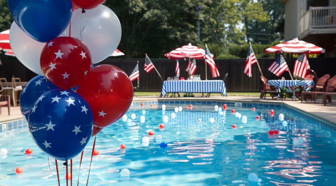 Soho 4th of July pool 4th of july Pool