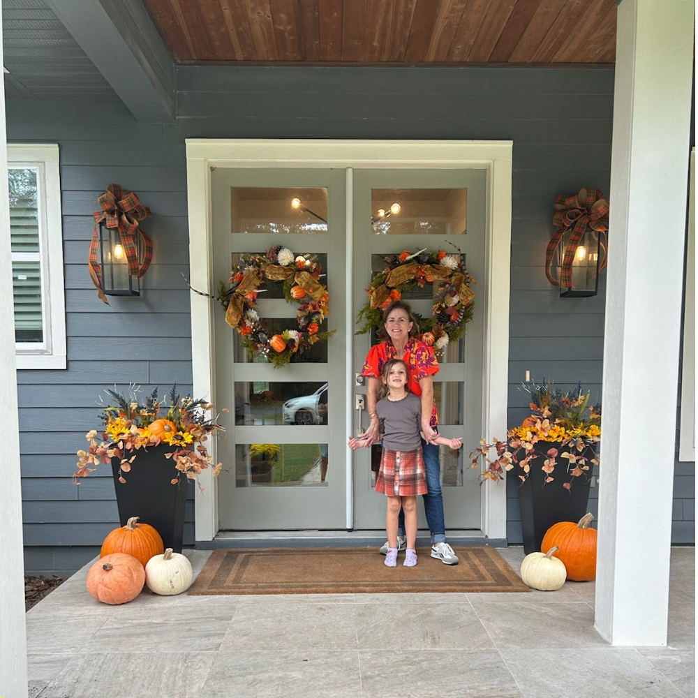Thanksgiving decor Carmen and Jenna