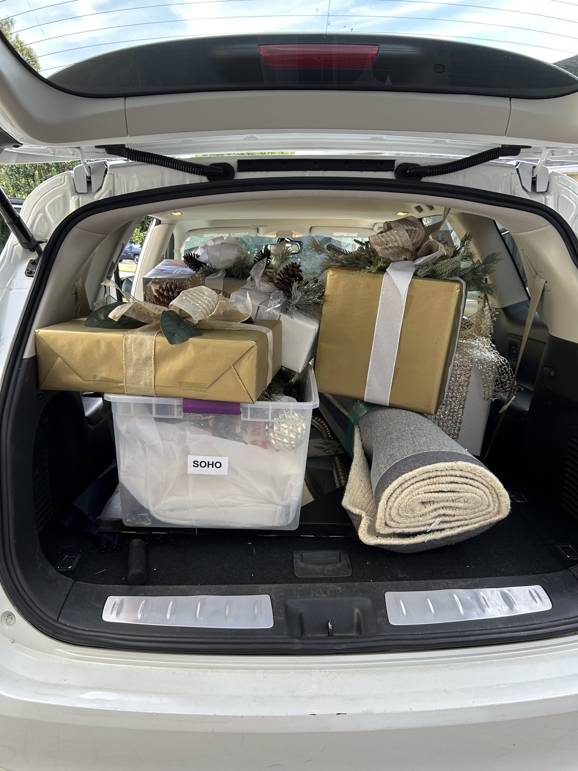 FOT car with supplies