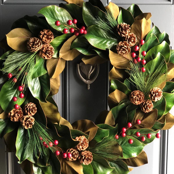 Magnolia wreath 