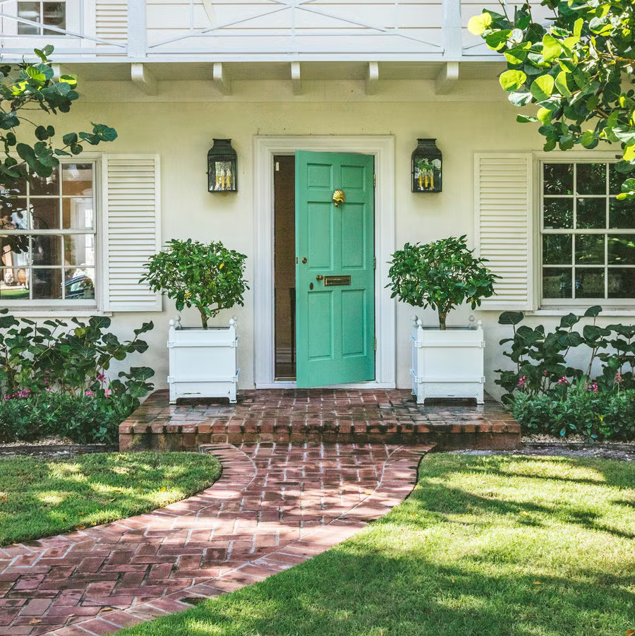 spring curb appeal - boxwoods