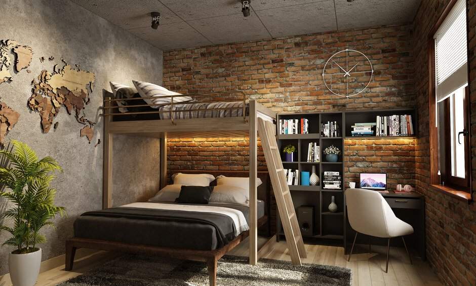 adult bunk beds rugged
