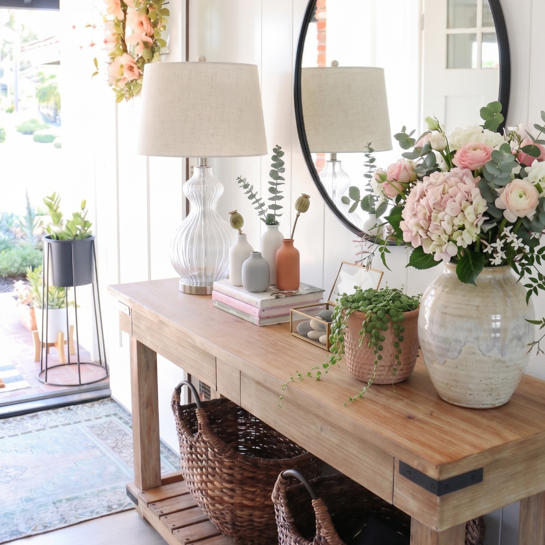 Spring refresh foyer