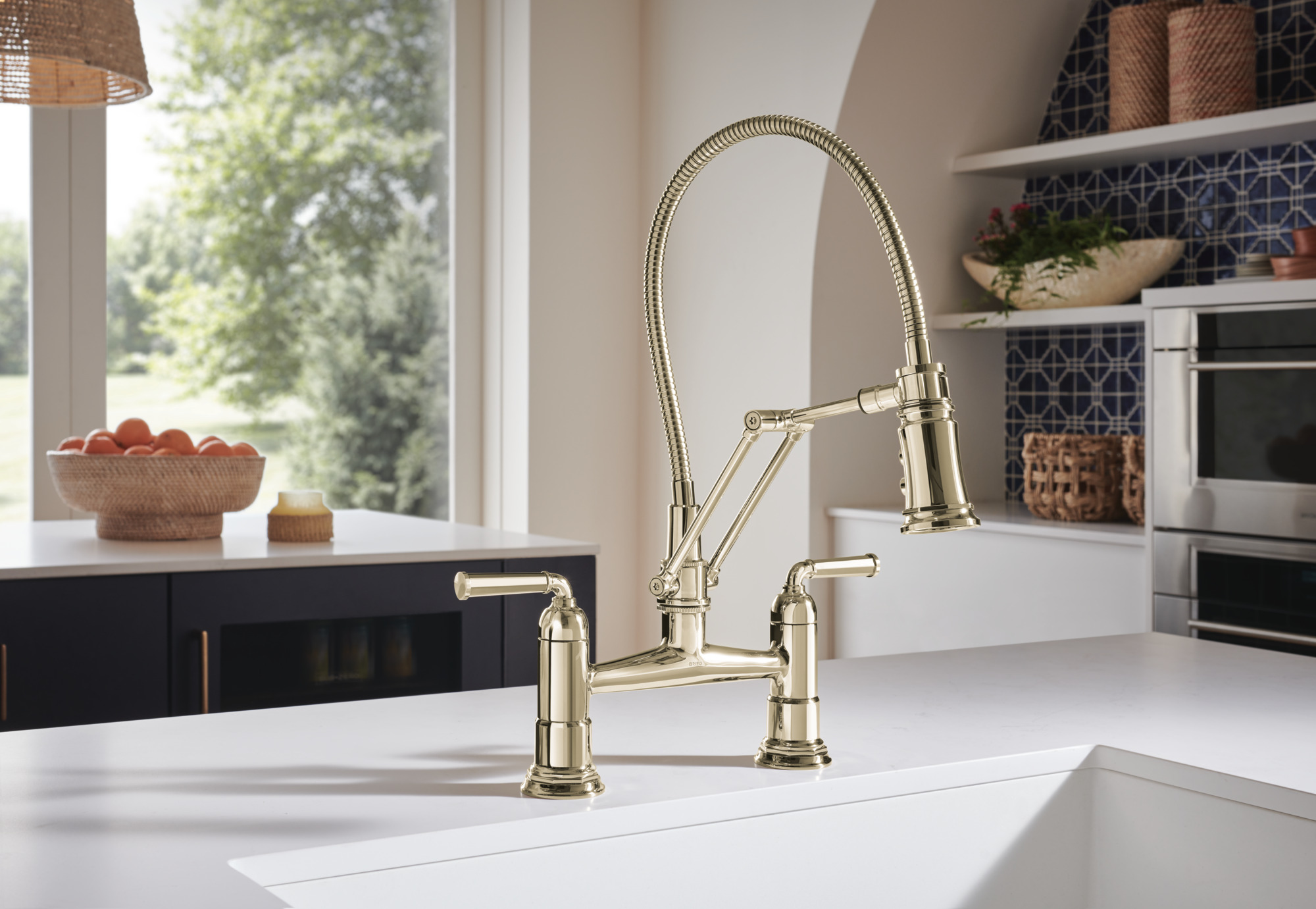 kitchen renovation -  bridge faucet