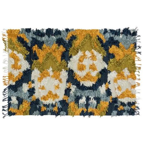 Justina Blakeney Fable Rug in marine and gold